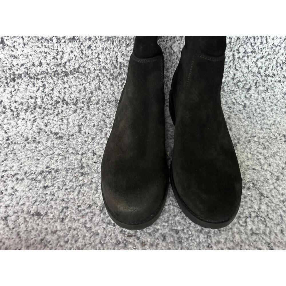 Sofft Aqua Sofft Black Leather Tall Boots Women’s Size 9M Comfort Pull On - Picture 3 of 7
